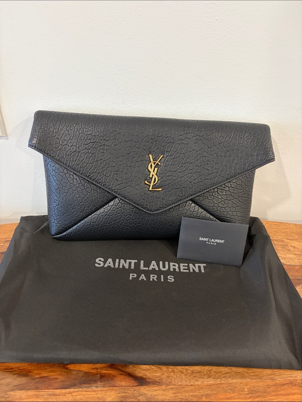 YSL Saint Laurent Cassandre Envelope Pouch